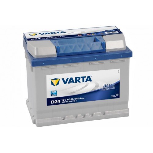Kanin Stor vrangforestilling Etablere Varta Batteri Blue Dynamic 12V 60 AH - Batterier - Fjeldgaard Shop